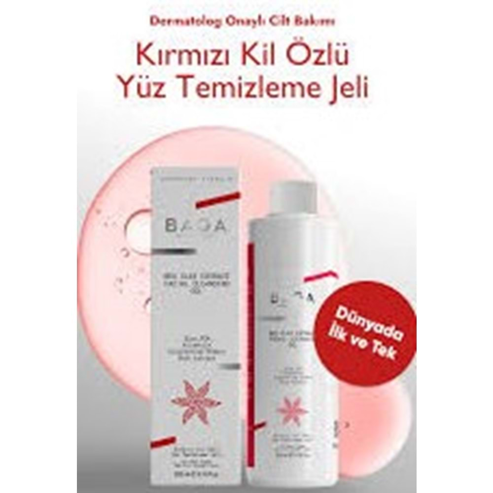 BAGA 0289 KIRMIZI KİL ÖZLÜ YÜZ T5EM JELİ 200 ML