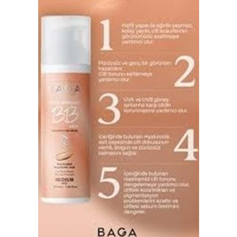 BAGA 0326 MEDIUM GÜNEŞ KORUYUCU KREM 50 ML