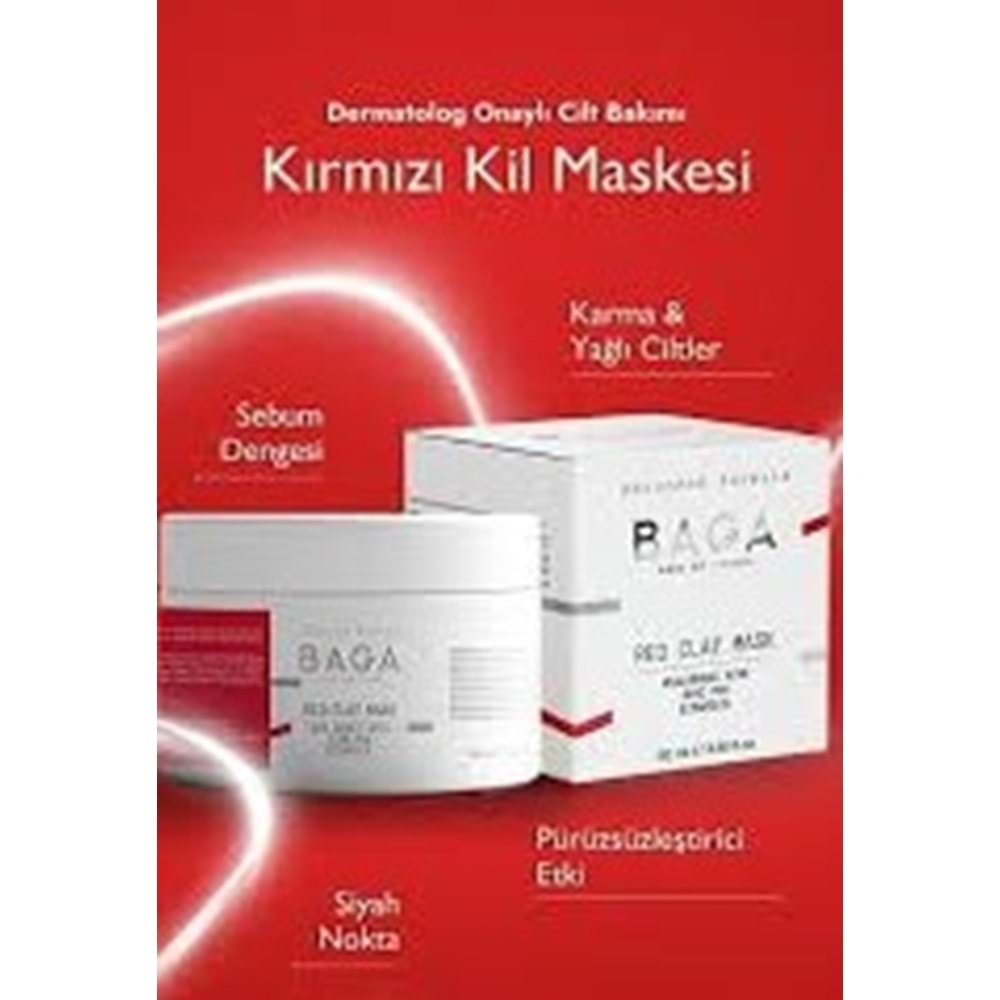 BAGA 0074 RED CLAY MASK 100 ML