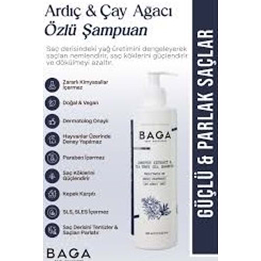 BAGA 0388 JUNIPER EXTRACT ŞAMPUAN 400 ML