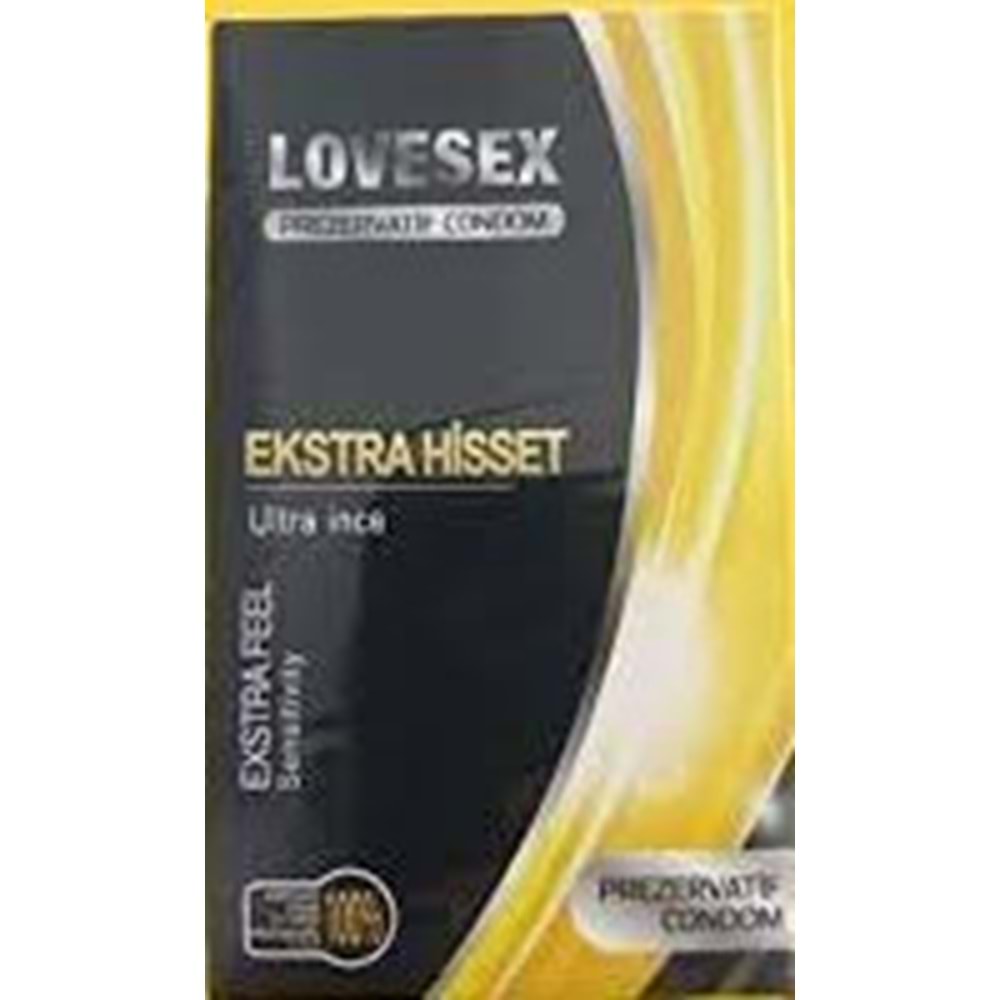 LOVESEX EKSTRA HİSSET PREZERVATİF