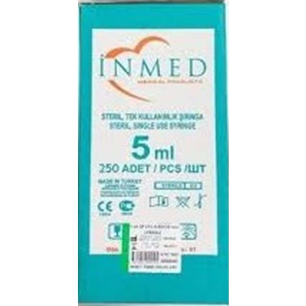 ENJEKTÖR 5 CC 3 PRÇ YEŞİL inmed