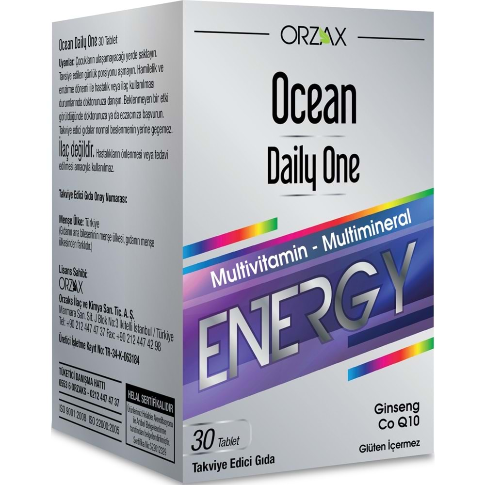 OCEAN DAİLY ONE ENERGY 30 TAB