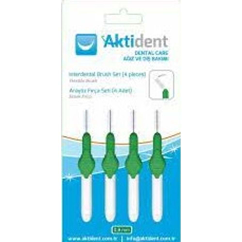 AKTİDENT DİŞ ARAYÜZ FIRÇASI YEŞİL