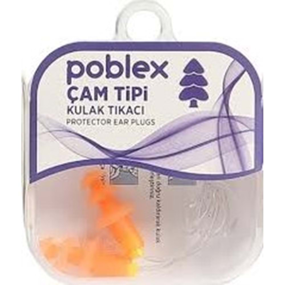 POBLEX 8252 ÇAM TİPİ KULAK TIKACI-M