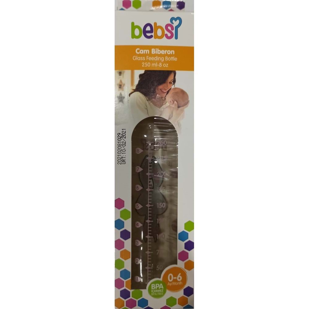 BEBSİ 326-BİBERON CAM-250 ML