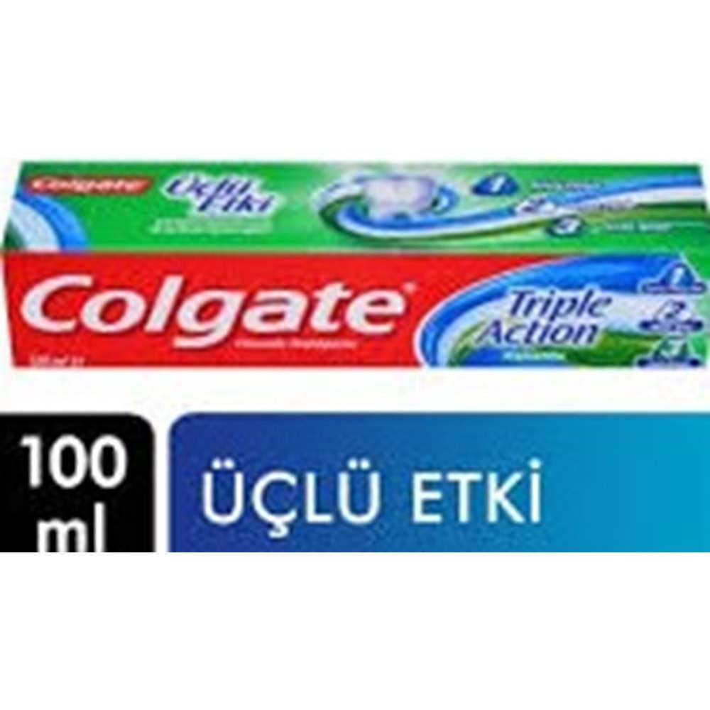 XXCOLGATE DİŞ MACUN 3 LÜ ETKİ-100 ML