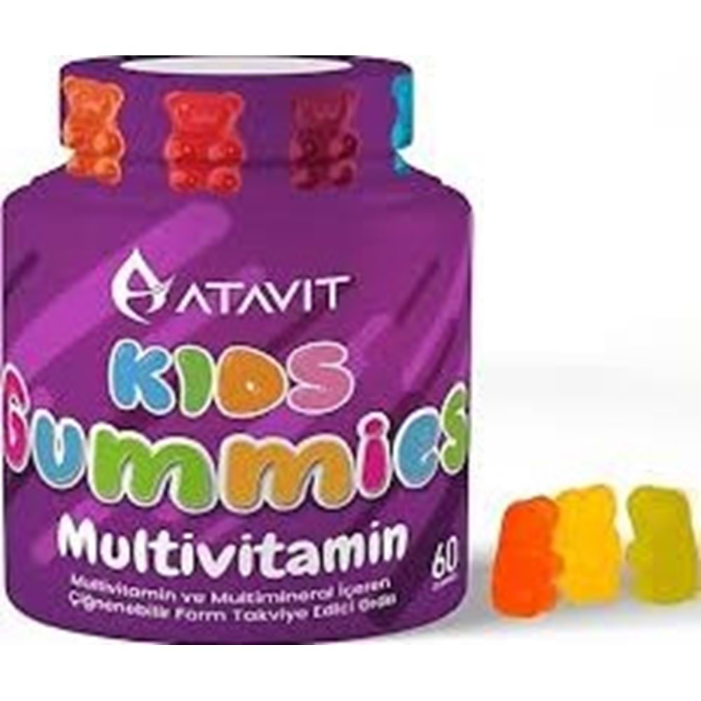 ATAVİT 6912 MULTİVİTAMİN 60 GUMMİES