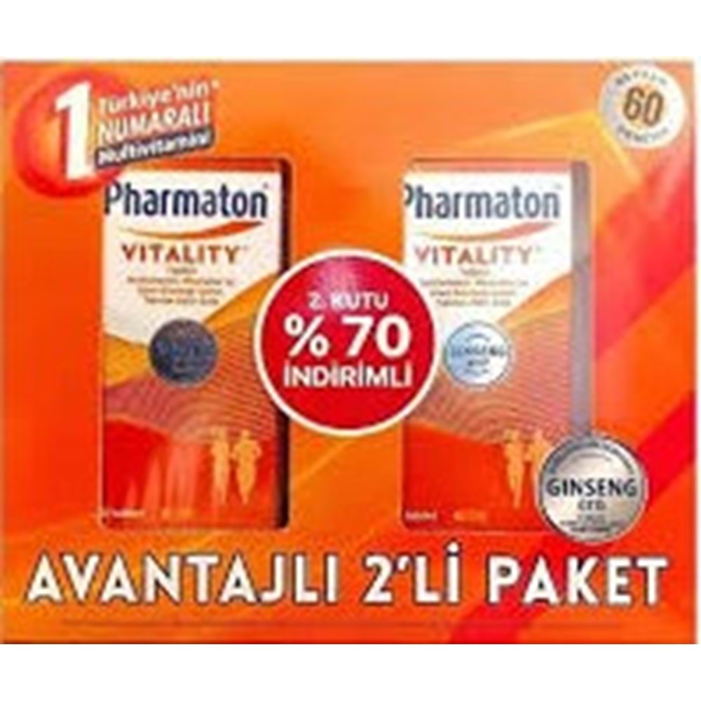 PHARMATON 0261 KOFRE 2 Lİ VİTALYT KAPSÜL