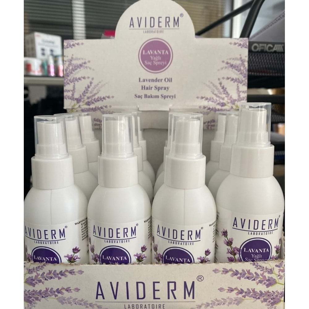 AVIDERM LAVANTA YAĞLI SAÇ SPREYİ 100 ML