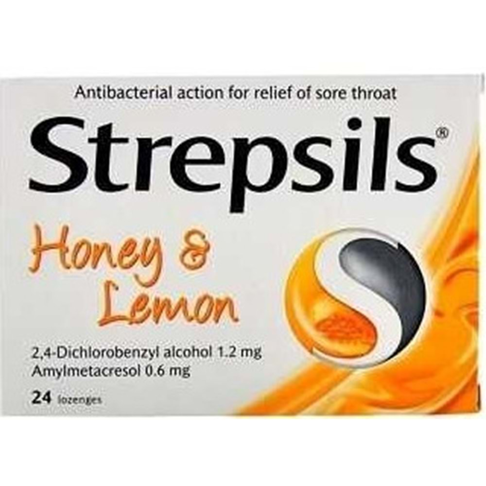 STREPSILS BAL LİMON PASTIL 24 TAB.