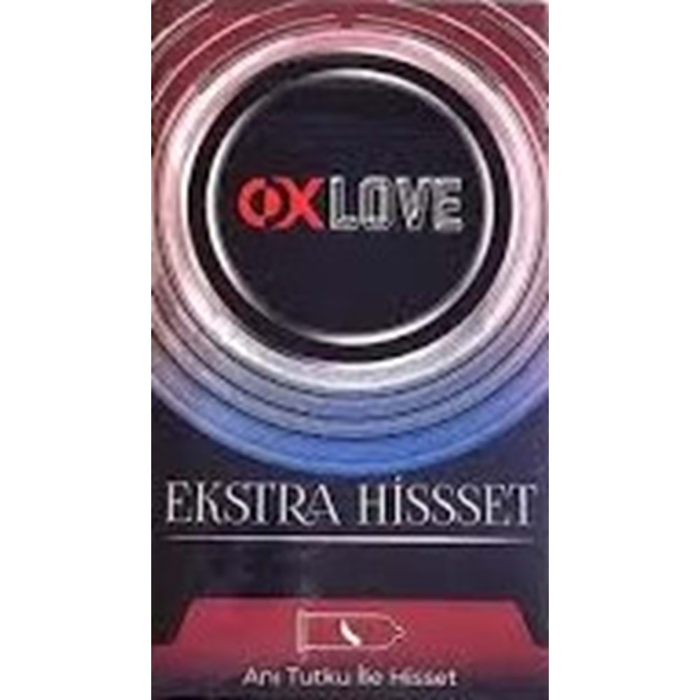 OXLOVE EXTRA HİSSET PREZERVATİF