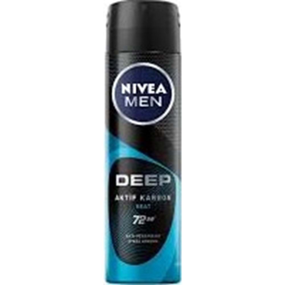 NIVEA MEN DEO 3027 AKTİF KARBON BEAT 150 ML