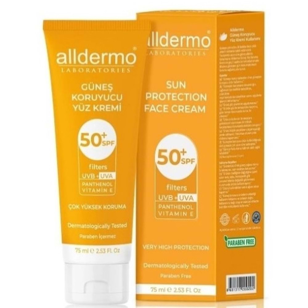 ALLDERMO GÜNEŞ KREMİ SPF 50-75 ML