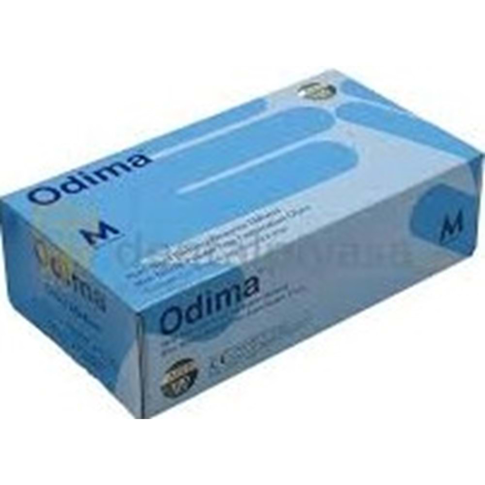 ODİMA MAVİ NİTRİL LARGE ELDİVEN 100 LÜ