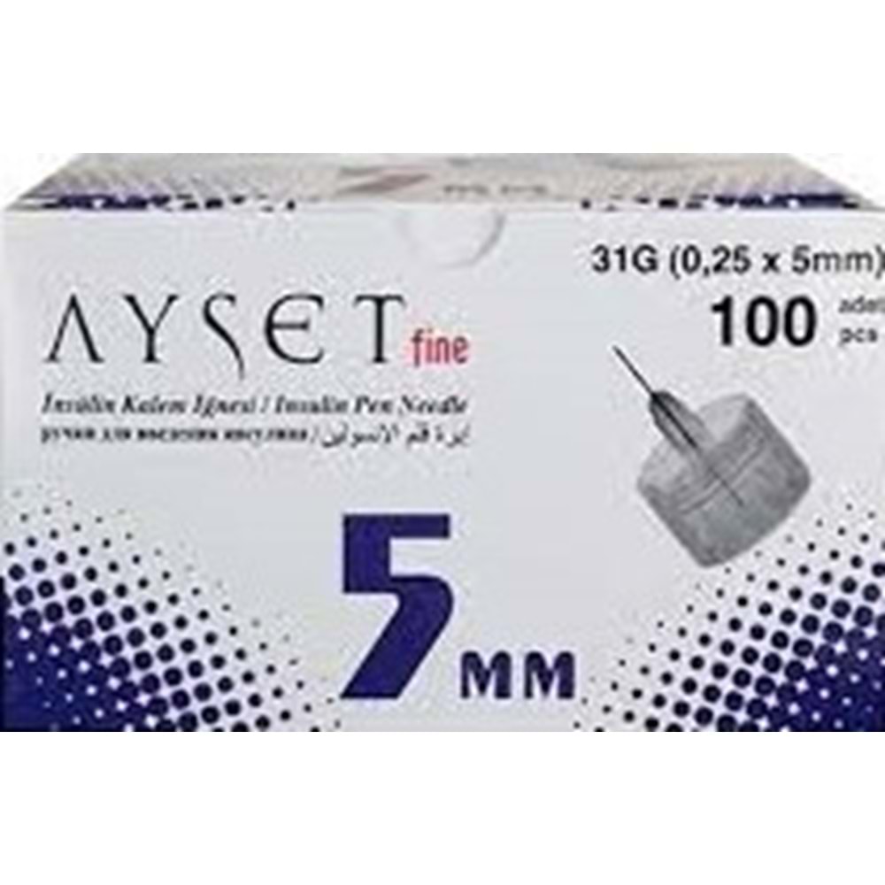 AYSET 5 MM İĞNE UCU