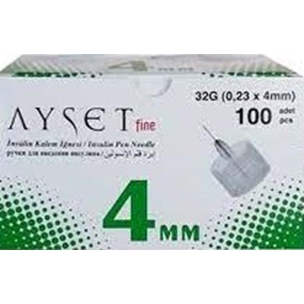 AYSET 4 MM İĞNE UCU