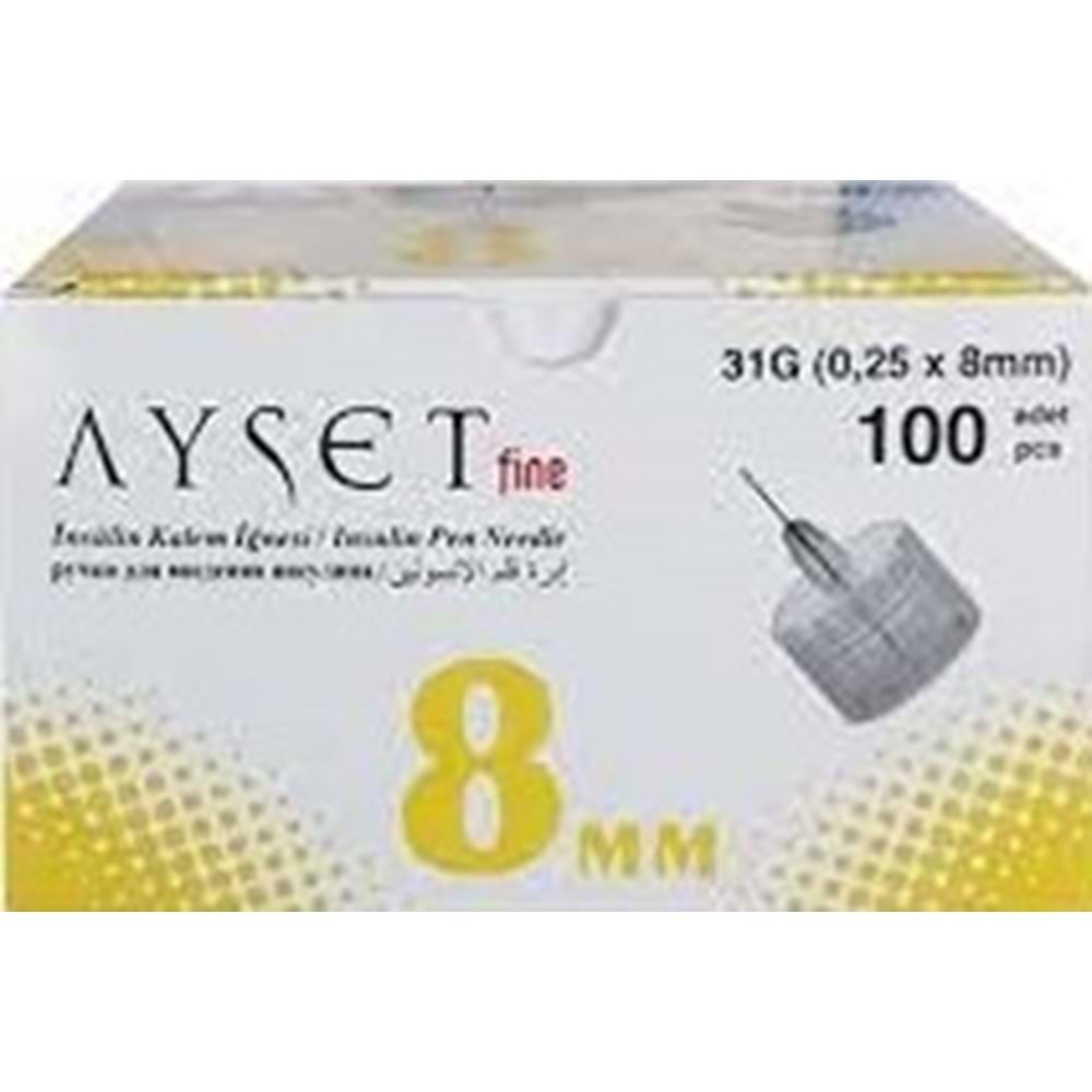 AYSET 8 MM İĞNE UCU 8