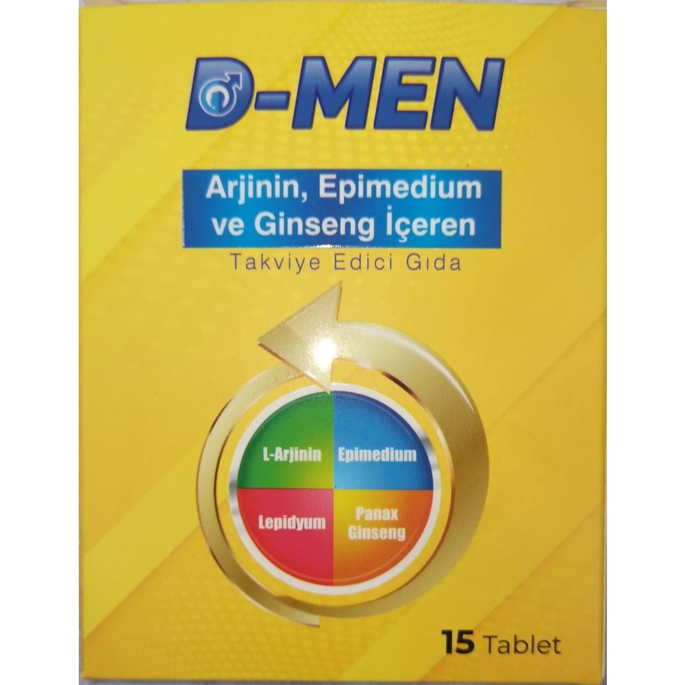DAYS- D-MEN ARJİNİN 15 TABLET