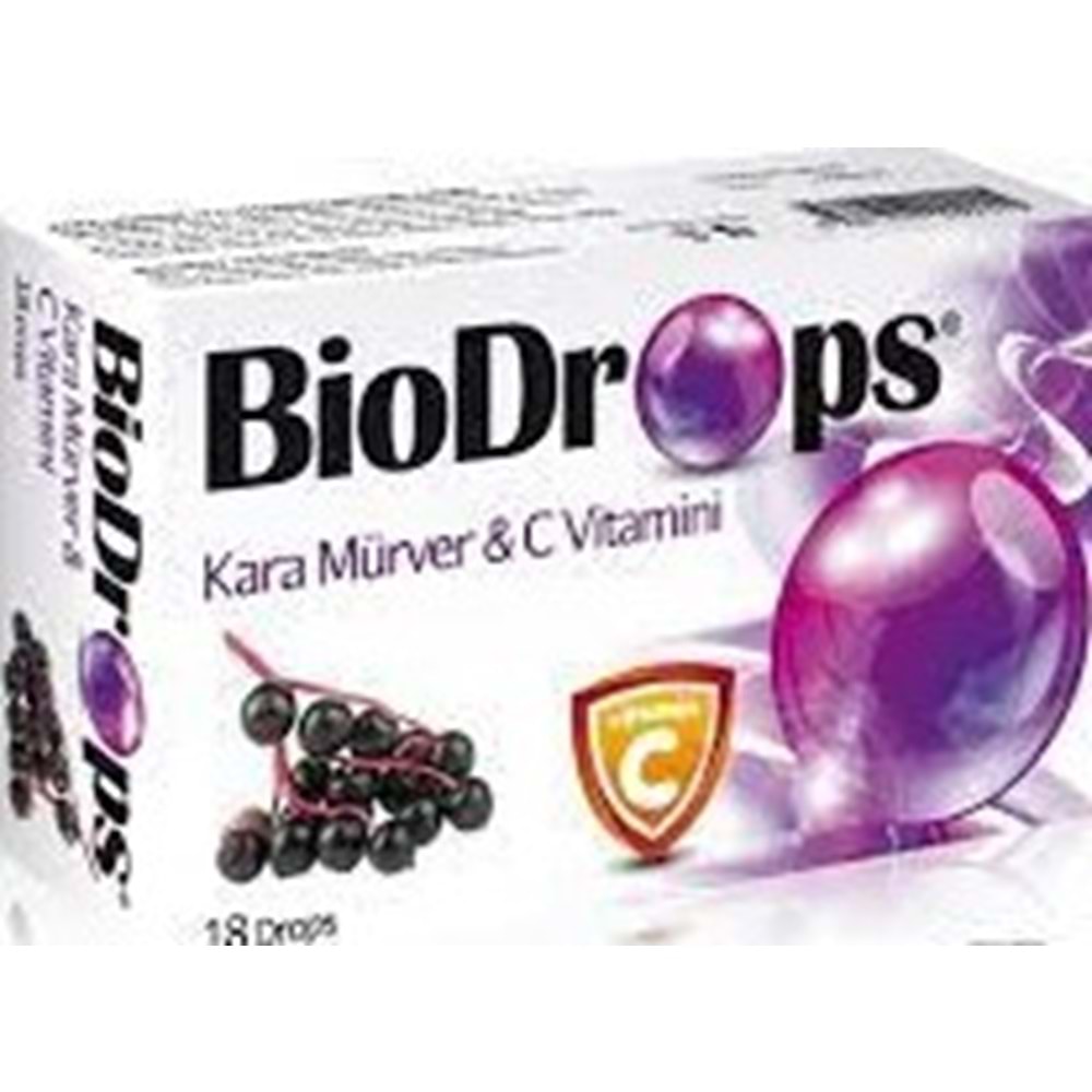 BİODROPS KARAMÜRVER &C VİT 18 PASTİL
