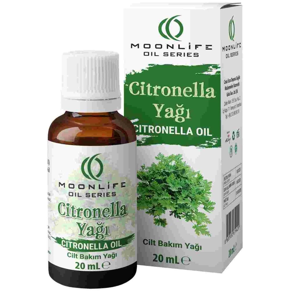 CİTRONELLA YAĞI 9409 MOONLİFE 20 ML
