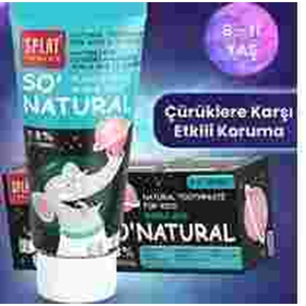 SPLAT 7711 SO NATUREL ÇOCUK DİŞ MACUNU 73 ML