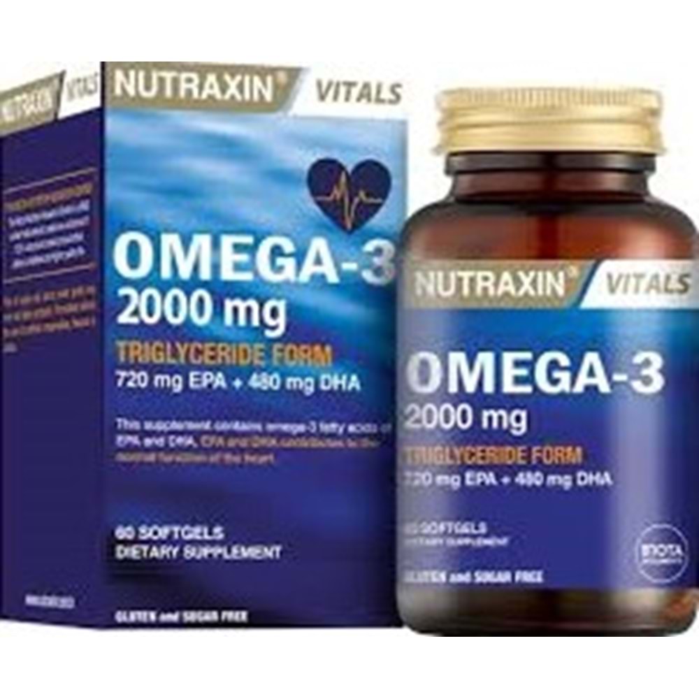 NUTRAXİN 5881 OMEGA3 2000MG 60TB
