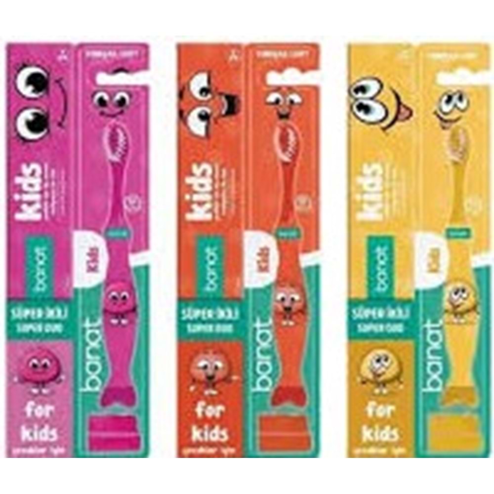 BANAT 6853 KİDS İKİLİ SÜPER DUO FIRÇA +MACUN