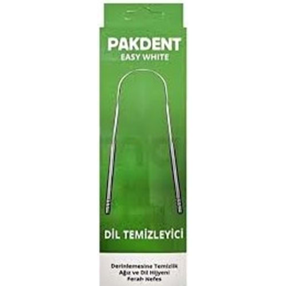 PAKDENT 0041 METAL DİL TEMİZLEME APARATI