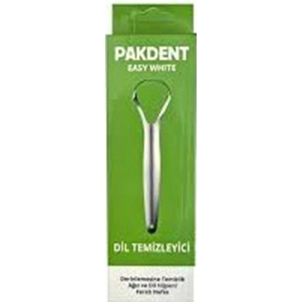 PAKDENT METAL 0058 OVAL METAL DİL TEMİZLEYİCİ