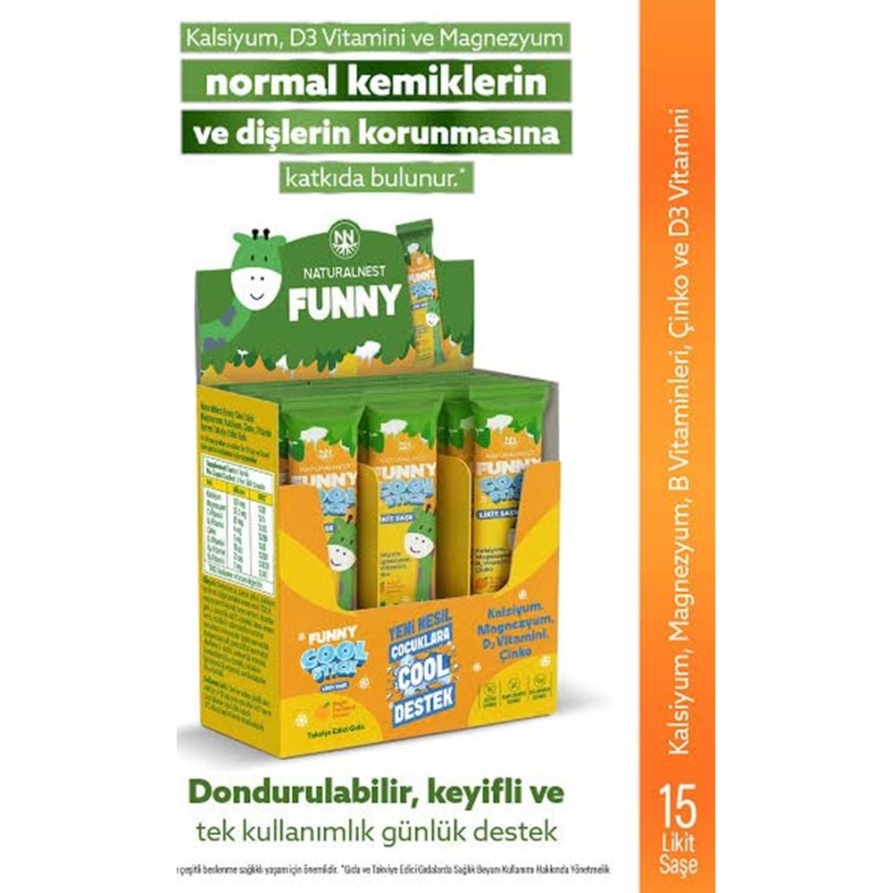 NATURALNEST - FUNNY COOL STICK LİKİD SAŞE