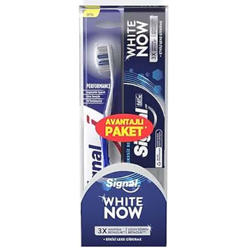 SİGNAL 0800 WHİTE NOW FIRÇALI 75 ML DİŞ MACUNU