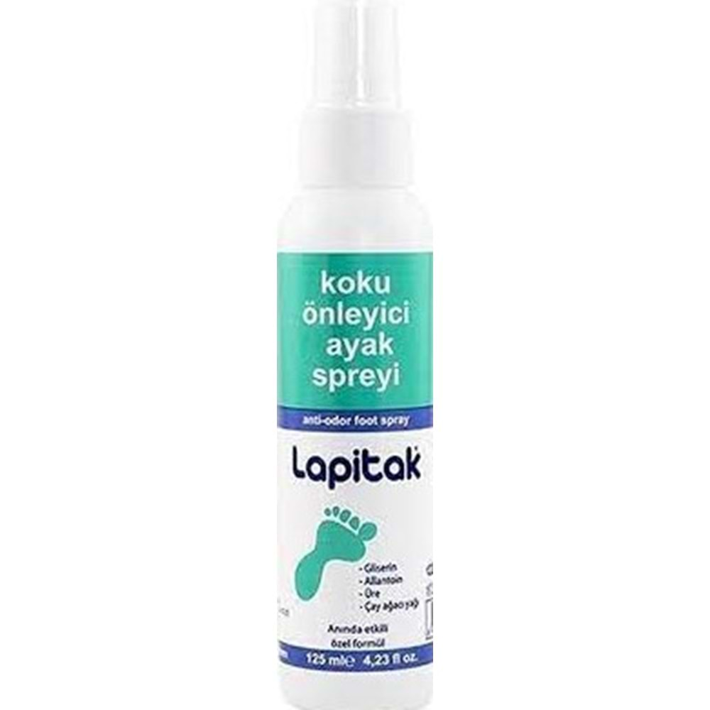 LAPİTAK AYAK KOKU ÖNLEY.SPREY-125 ML