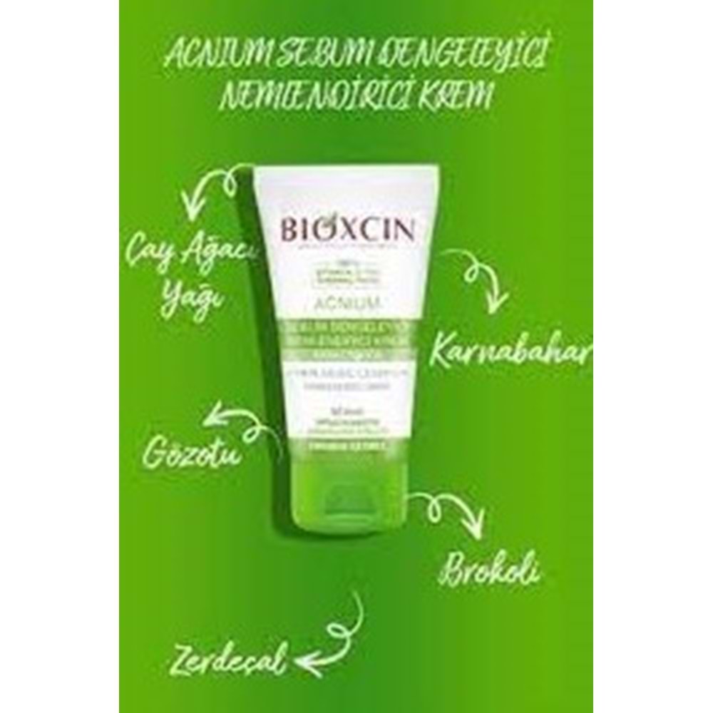 XXXBİOXCİN ACNIUM NEMLENDİRİCİ KREM 50 ML