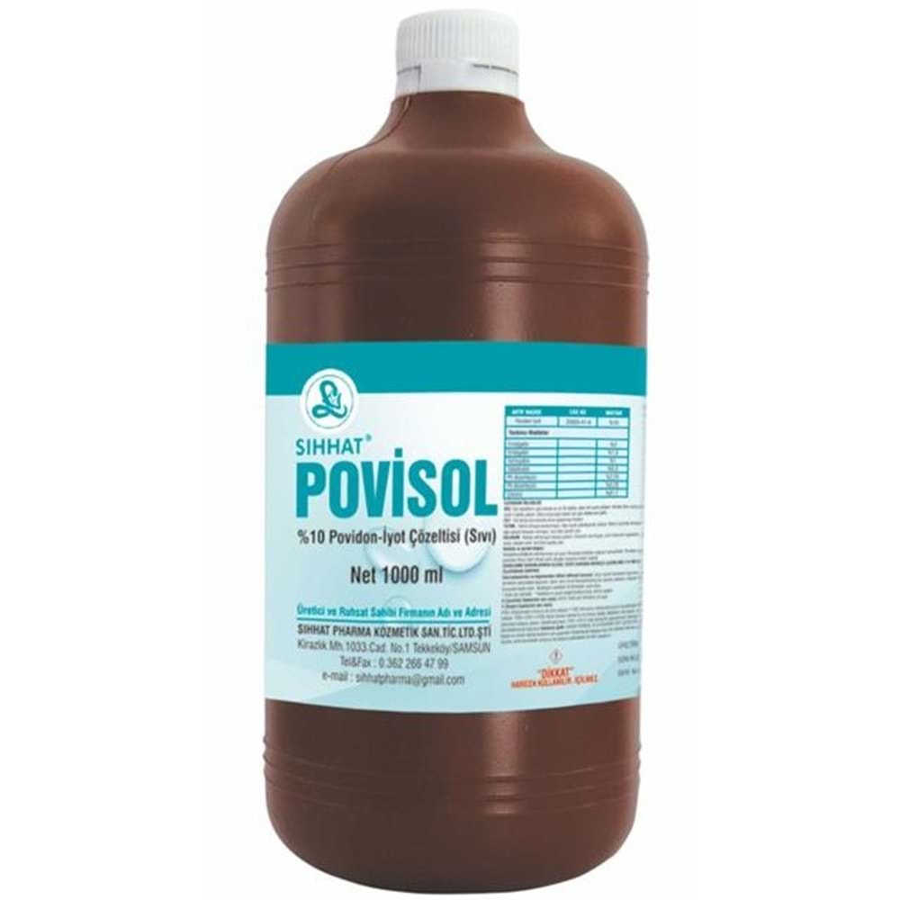 POVİSOL 1 LİTRE ÇÖZELTİ