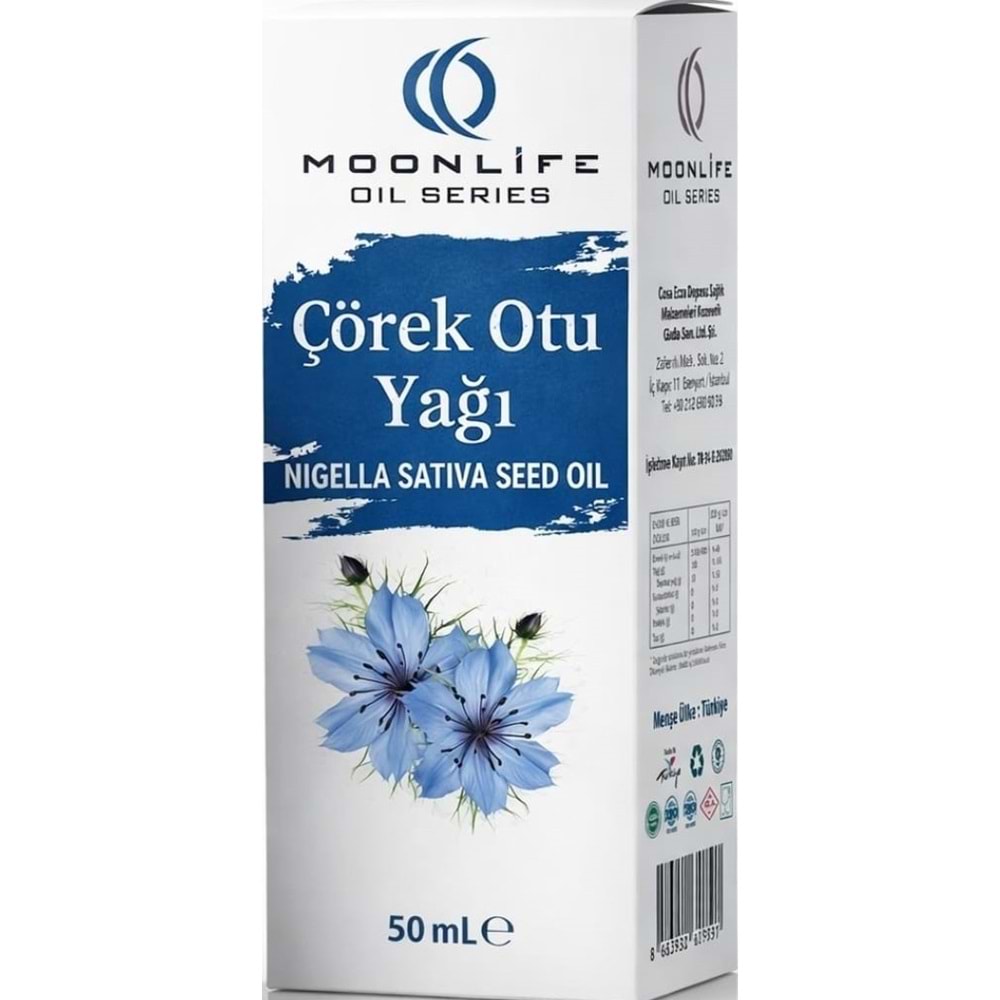 ÇÖREK OTU YAĞI 9591 MOONLİFE 50 ML