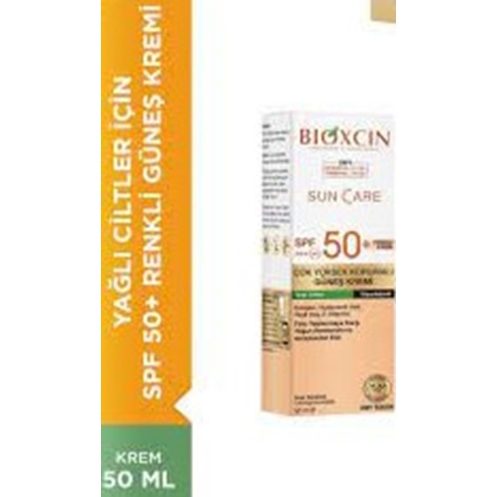 XXXBİOXCİN SPF 50 RENKLİ YAĞLI CİLT KREM