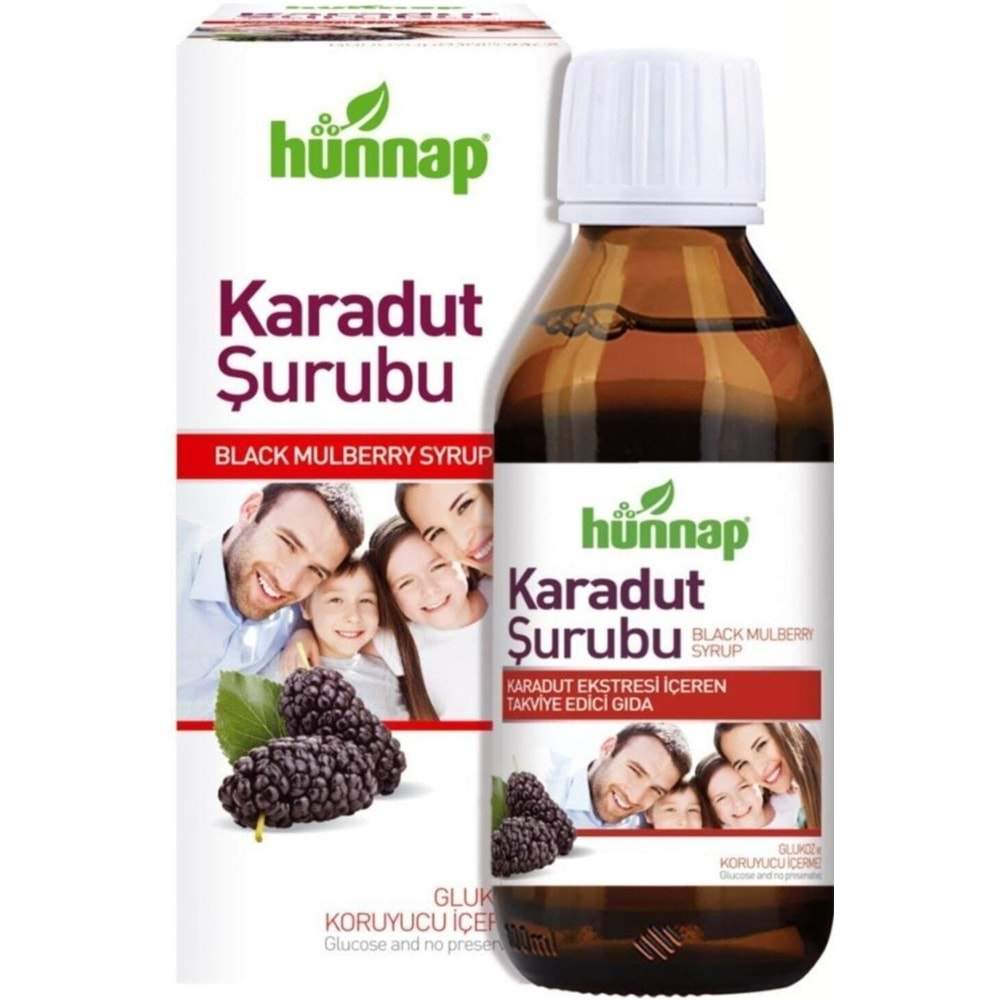 HÜNNAP KARADUT ŞURUBU 50 ML