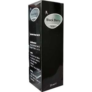 BLACK BERRY GECİKTİRİCİ SPREY
