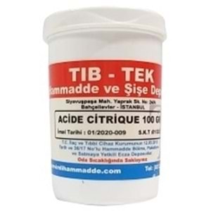 ASİT CITRIQUE 100 GR
