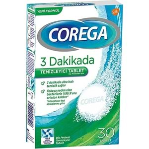 COREGA 3 DK TEMİZLEYİCİ 30 TABLET