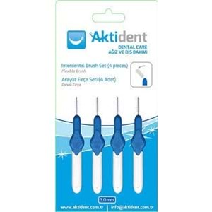 AKTİDENT DİŞ ARAYÜZ FIRÇA MAVİ