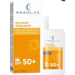 MOONLİFE 9195 YETİŞKİN GÜNEŞ KREMİ SPF 50+50 ML