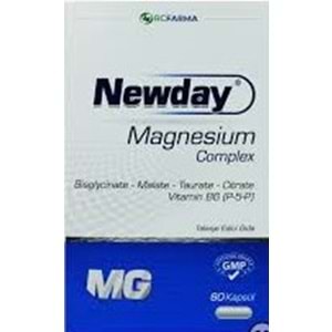 NEWDAY MAGNESİUM COMLEX 60 KAPSÜL