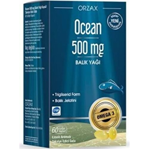 OCEAN 500 MG BALIK YAĞI 60 KAPSÜL