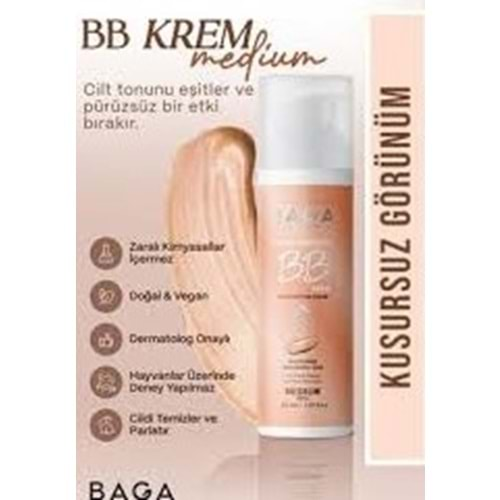 BAGA 0319 LIGHT GÜNEŞ KORUYUCU KREM 50 ML