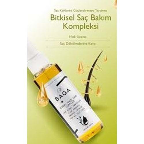 BAGA 3648 BİTKİSEL SAÇ BAKIM KOMPLEKSİ 120 ML