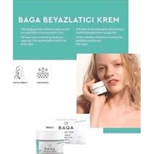 BAGA 0302 BEYAZLATICI KREM 50 ML