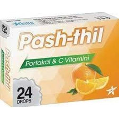 PASH-THİL PORTAKAL 24 ADET PASTİL