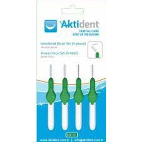 AKTİDENT DİŞ ARAYÜZ FIRÇASI YEŞİL